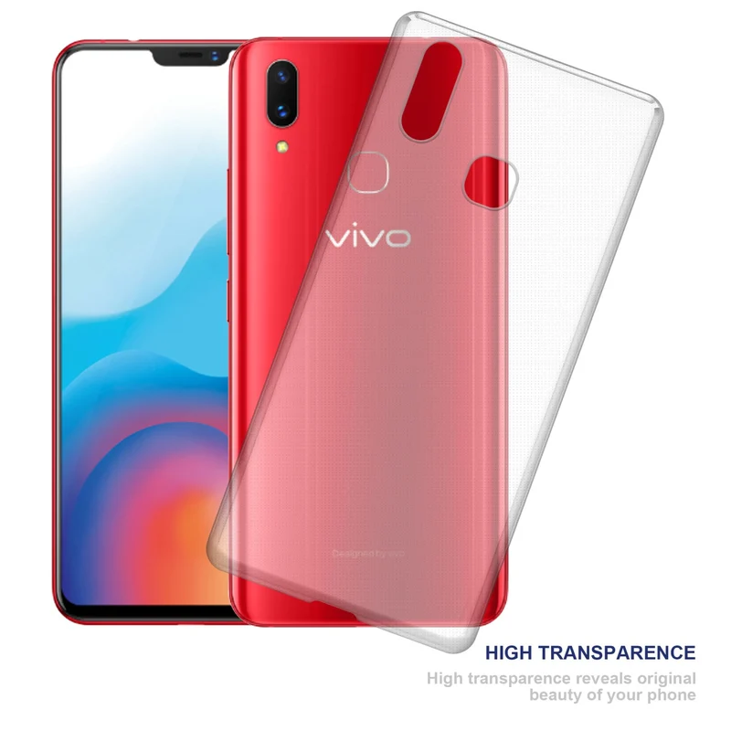 Cadorabo Hülle kompatibel mit Vivo V21 4G / 5G Schutzhülle aus flexiblem TPU Silikon
