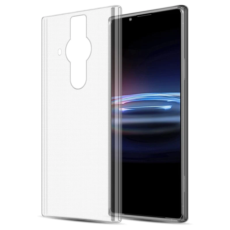 Cadorabo Hülle kompatibel mit Sony Xperia PRO-I Schutzhülle aus flexiblem TPU Silikon