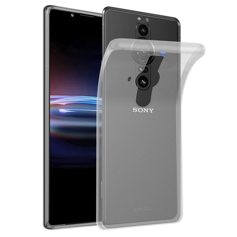 Cadorabo Hülle kompatibel mit Sony Xperia PRO-I Schutzhülle aus flexiblem TPU Silikon
