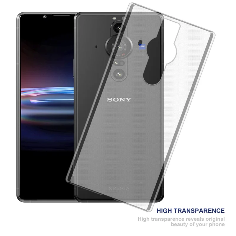 Cadorabo Hülle kompatibel mit Sony Xperia PRO-I Schutzhülle aus flexiblem TPU Silikon