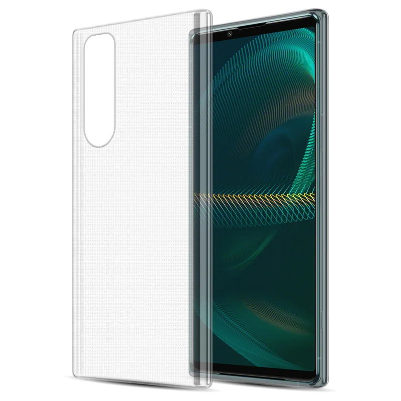 Cadorabo Hülle kompatibel mit Sony Xperia 5 III Schutzhülle aus flexiblem TPU Silikon