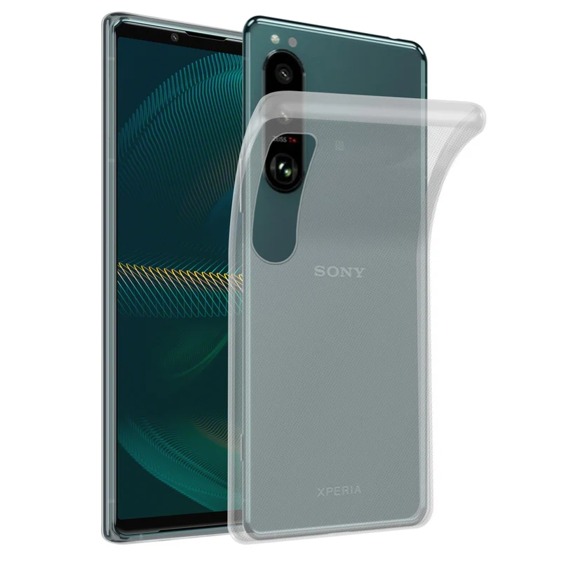 Cadorabo Hülle kompatibel mit Sony Xperia 5 III Schutzhülle aus flexiblem TPU Silikon