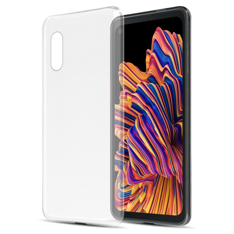 Cadorabo Hülle kompatibel mit Samsung Galaxy XCover PRO Schutzhülle aus flexiblem TPU Silikon