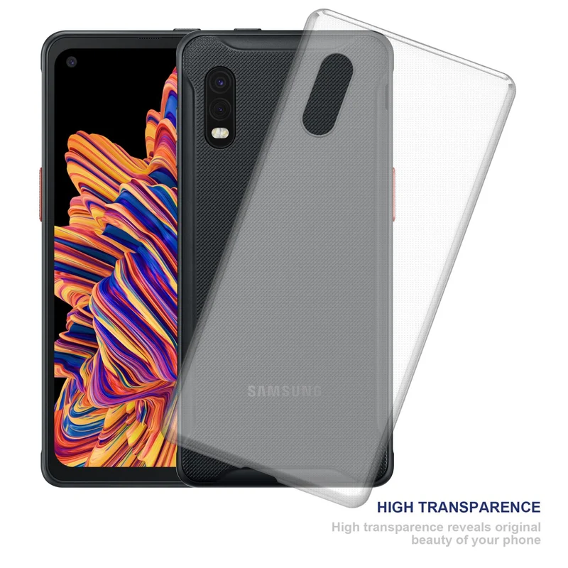 Cadorabo Hülle kompatibel mit Samsung Galaxy XCover PRO Schutzhülle aus flexiblem TPU Silikon