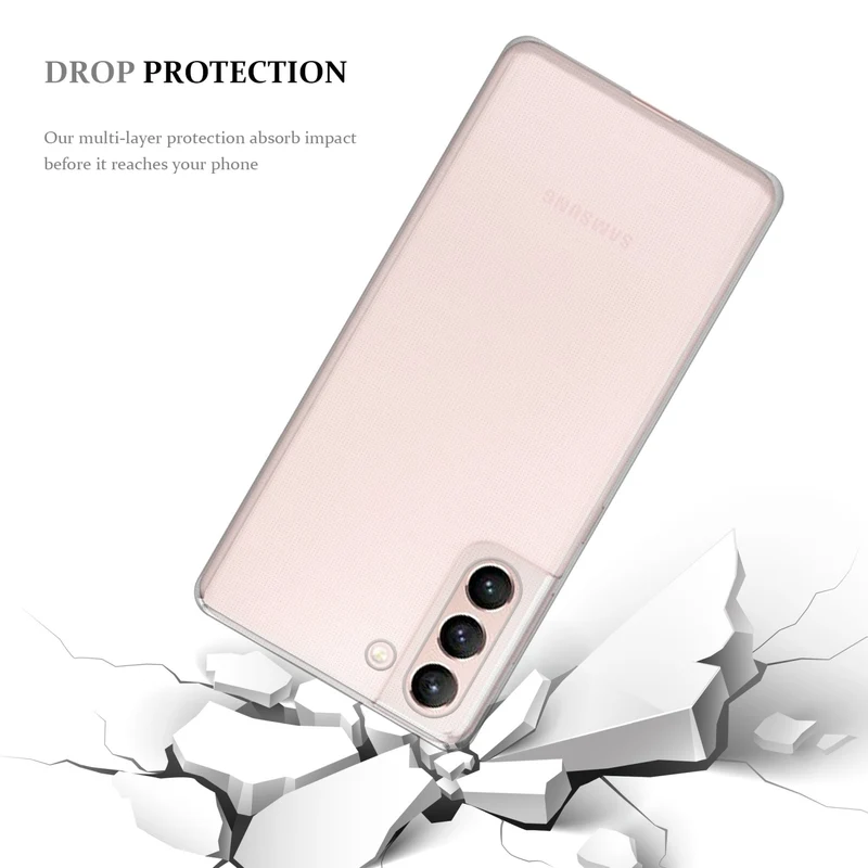 Cadorabo Hülle kompatibel mit Samsung Galaxy S22 Schutzhülle aus flexiblem TPU Silikon