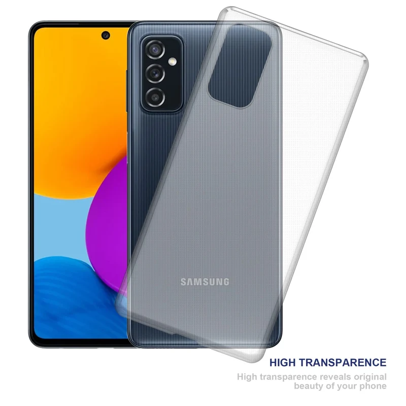 Cadorabo Hülle kompatibel mit Samsung Galaxy M52 5G Schutzhülle aus flexiblem TPU Silikon
