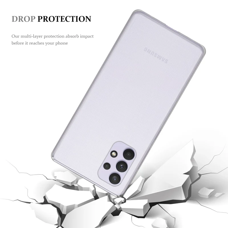 Cadorabo Hülle kompatibel mit Samsung Galaxy A33 5G Schutzhülle aus flexiblem TPU Silikon