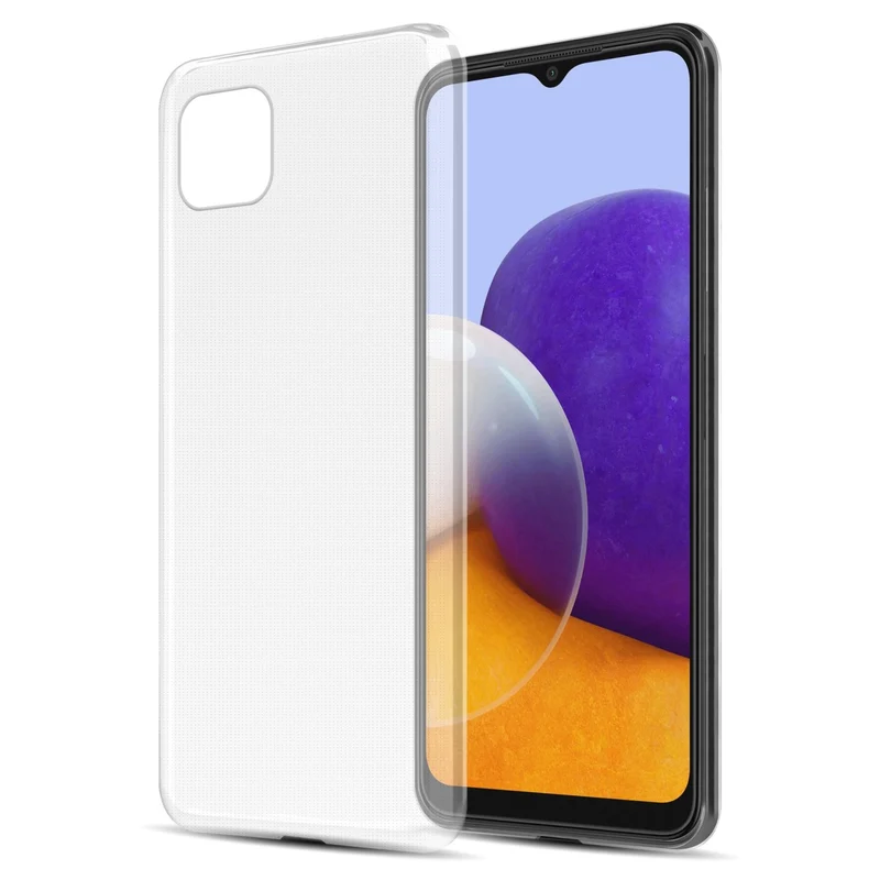 Cadorabo Hülle kompatibel mit Samsung Galaxy A22 5G Schutzhülle aus flexiblem TPU Silikon