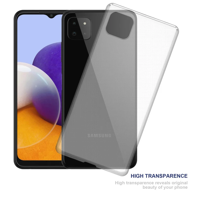 Cadorabo Hülle kompatibel mit Samsung Galaxy A22 5G Schutzhülle aus flexiblem TPU Silikon