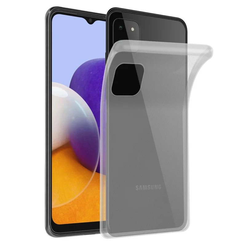 Cadorabo Hülle kompatibel mit Samsung Galaxy A22 5G Schutzhülle aus flexiblem TPU Silikon