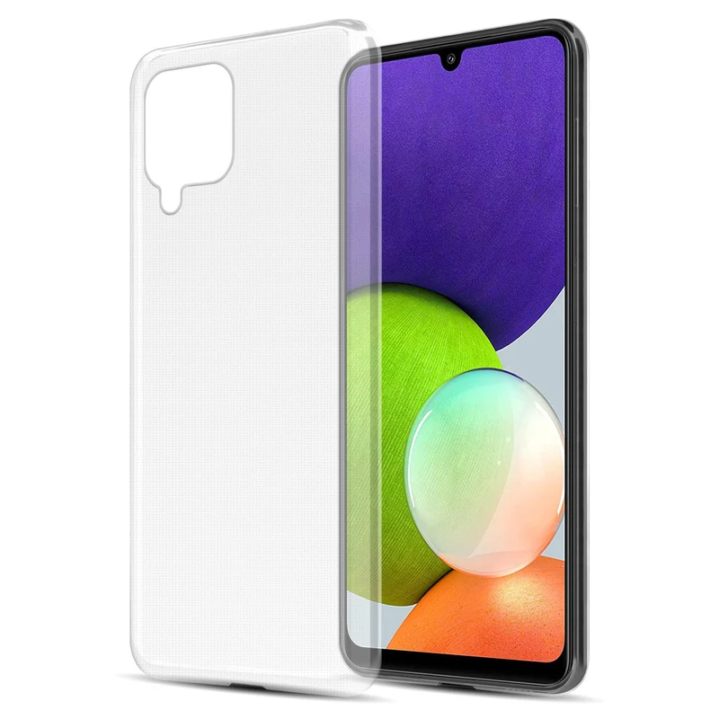 Cadorabo Hülle kompatibel mit Samsung Galaxy A22 4G / M22 / M32 4G Schutzhülle aus flexiblem TPU Silikon