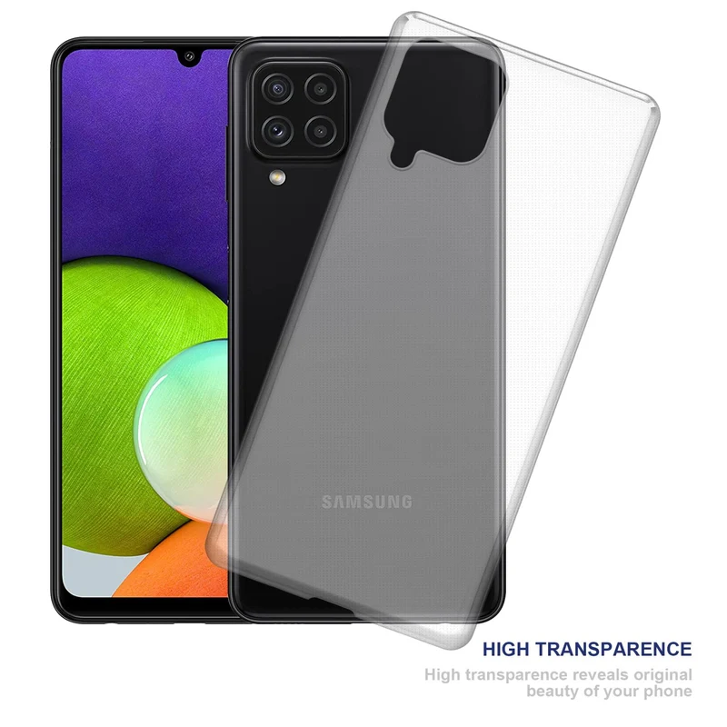 Cadorabo Hülle kompatibel mit Samsung Galaxy A22 4G / M22 / M32 4G Schutzhülle aus flexiblem TPU Silikon
