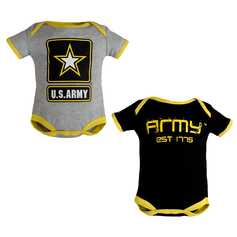 Trooper Clothing Army Licensed Bodysuits 2 Stück Baby