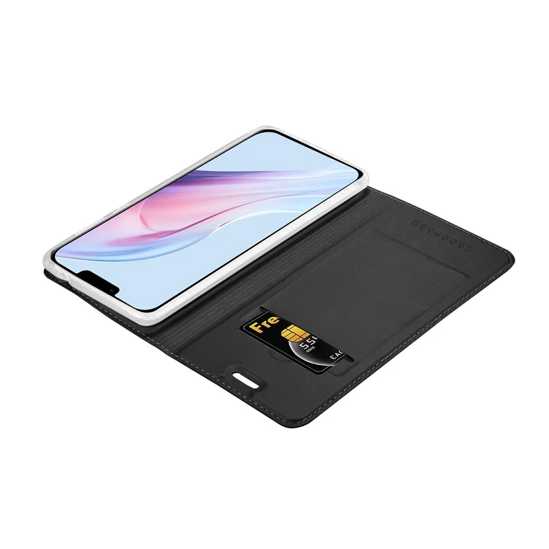 Cadorabo Hülle kompatibel mit Apple iPhone 13 PRO MAX Schutzhülle mit Magnetverschluss, Standfunktion und Kartenfach