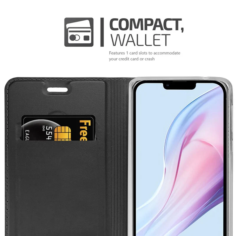 Cadorabo Hülle kompatibel mit Apple iPhone 13 PRO MAX Schutzhülle mit Magnetverschluss, Standfunktion und Kartenfach