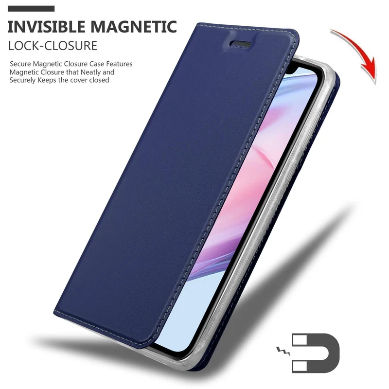 Cadorabo Hülle kompatibel mit Apple iPhone 13 PRO MAX Schutzhülle mit Magnetverschluss, Standfunktion und Kartenfach