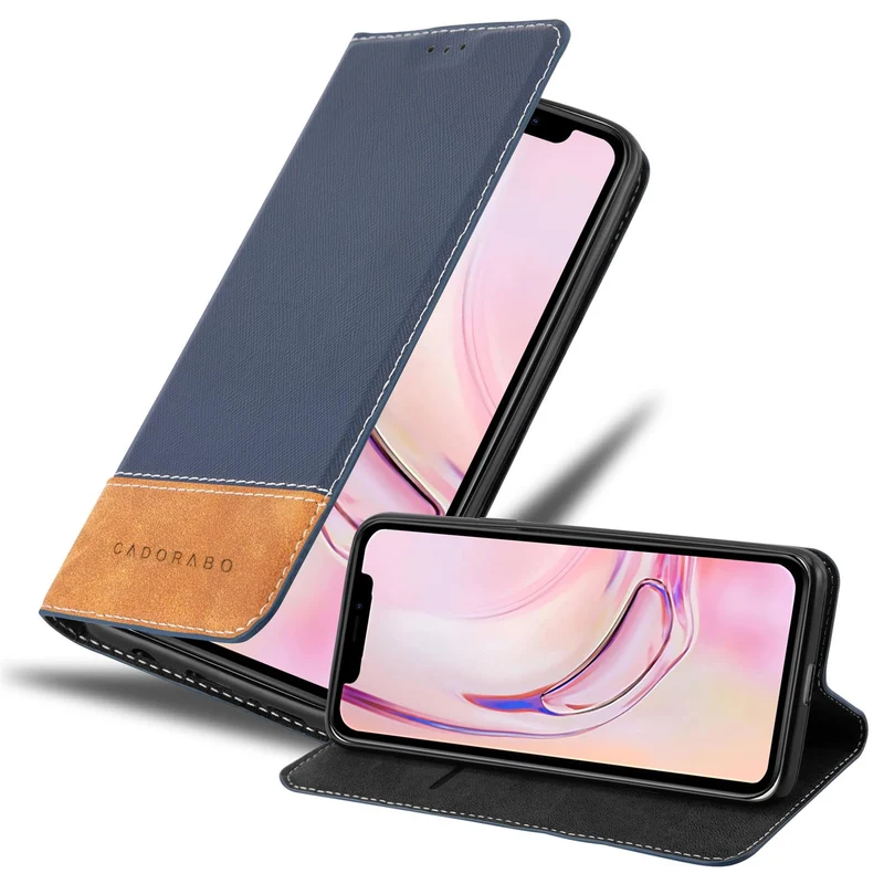 Cadorabo Hülle kompatibel mit Apple iPhone 13 PRO MAX Schutzhülle mit Magnetverschluss, Standfunktion und Kartenfach