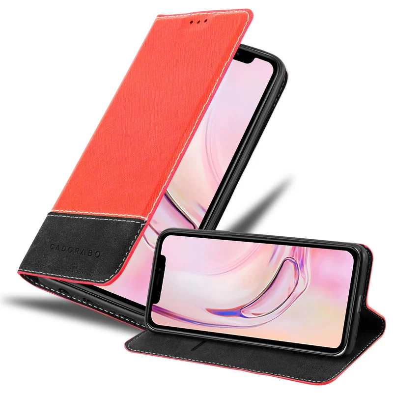 Cadorabo Hülle kompatibel mit Apple iPhone 13 PRO MAX Schutzhülle mit Magnetverschluss, Standfunktion und Kartenfach