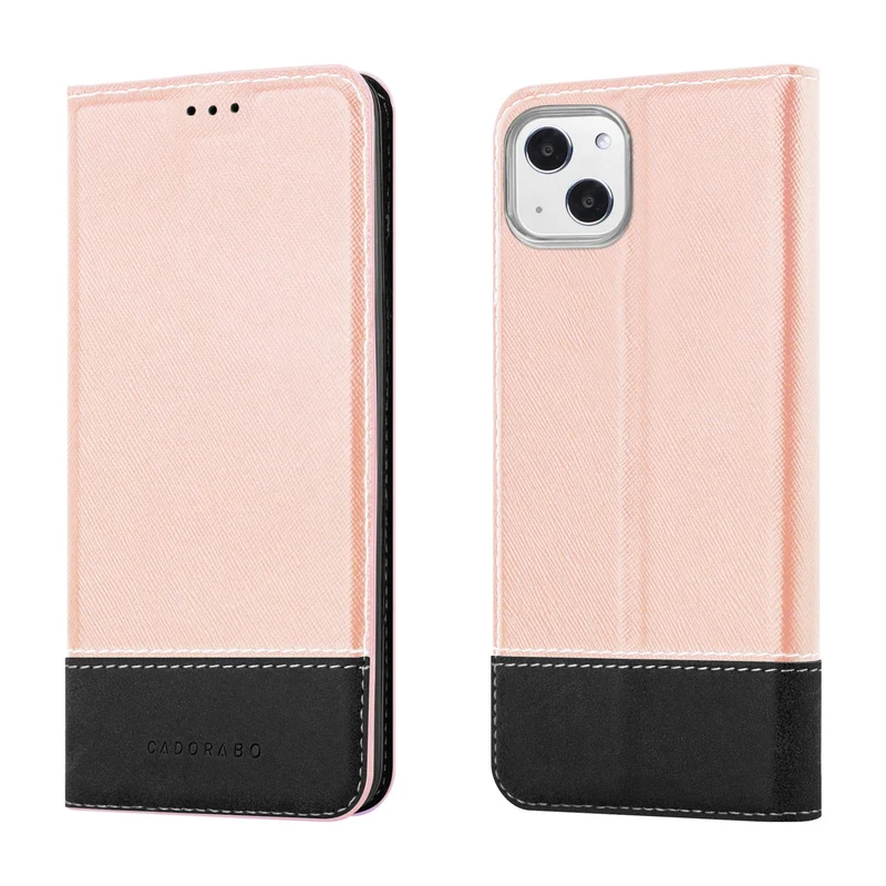 Cadorabo Hülle kompatibel mit Apple iPhone 13 Schutzhülle mit Magnetverschluss, Standfunktion und Kartenfach