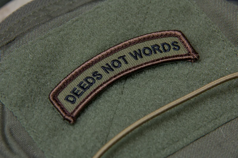 Mil Spec Monkey Patch Deeds Not Words