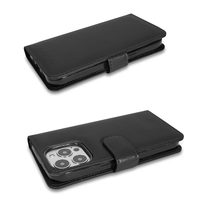 Cadorabo Hülle kompatibel mit Apple iPhone 13 PRO MAX Schutzhülle mit Magnetverschluss und 3 Kartenfächern