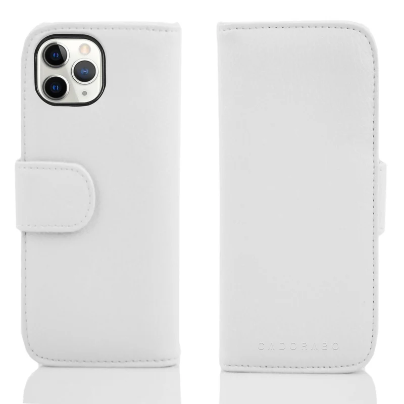 Cadorabo Hülle kompatibel mit Apple iPhone 13 PRO MAX Schutzhülle mit Magnetverschluss und 3 Kartenfächern