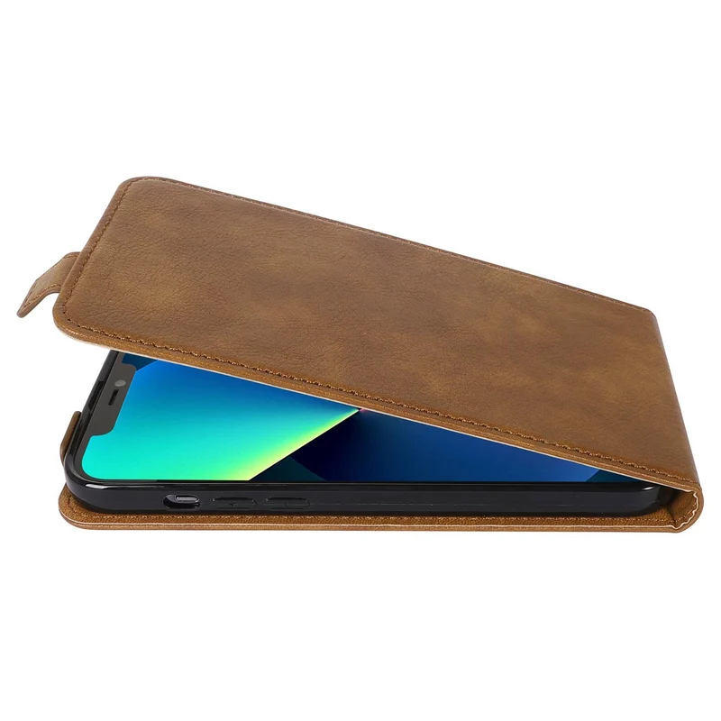 Cadorabo Hülle kompatibel mit Apple iPhone 13 PRO MAX Schutzhülle im Flip Design aus glattem Kunstleder