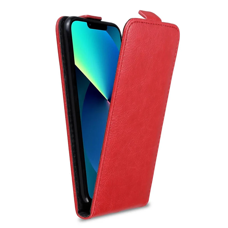 Cadorabo Hülle kompatibel mit Apple iPhone 13 Schutzhülle im Flip Design aus glattem Kunstleder