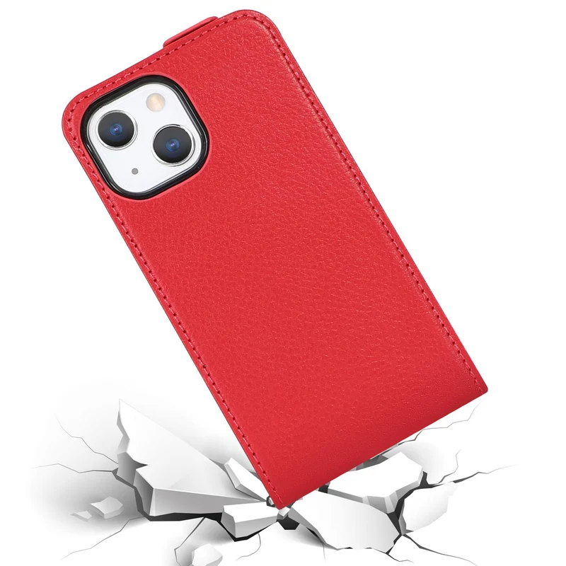 Cadorabo Hülle kompatibel mit Apple iPhone 13 Schutzhülle im Flip Design aus glattem Kunstleder