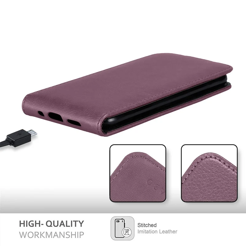 Cadorabo Hülle kompatibel mit Apple iPhone 13 Schutzhülle im Flip Design aus glattem Kunstleder