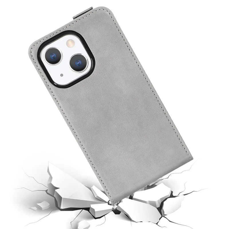 Cadorabo Hülle kompatibel mit Apple iPhone 13 Schutzhülle im Flip Design aus glattem Kunstleder
