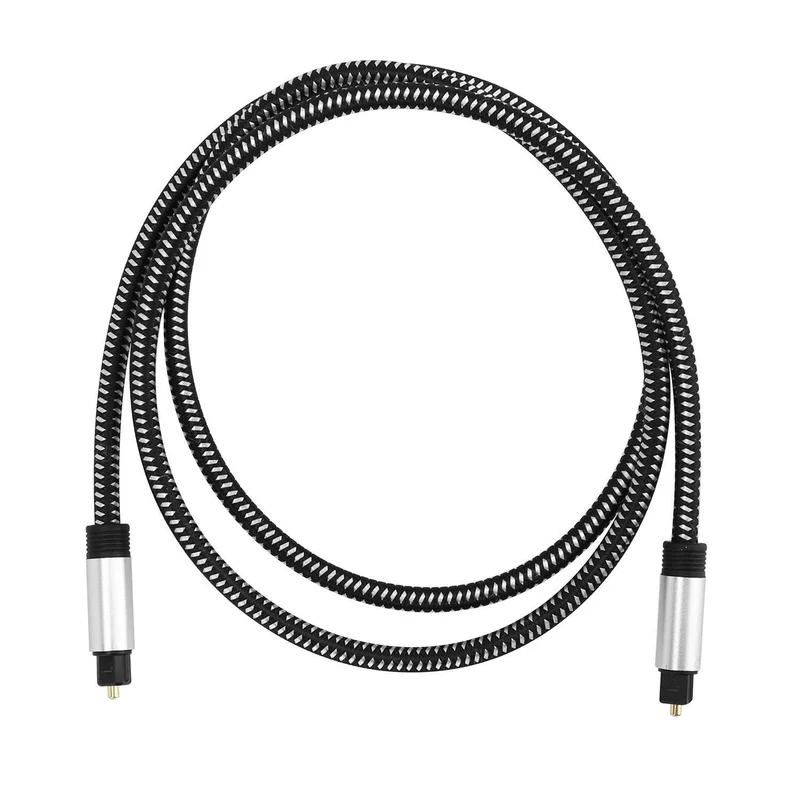 Cadorabo Digitales Audio Kabel 3m 3m Toslink zu Toslink Kabel - Optisches Digitalkabel für Stereoanlage, Soundbar, Heimkino