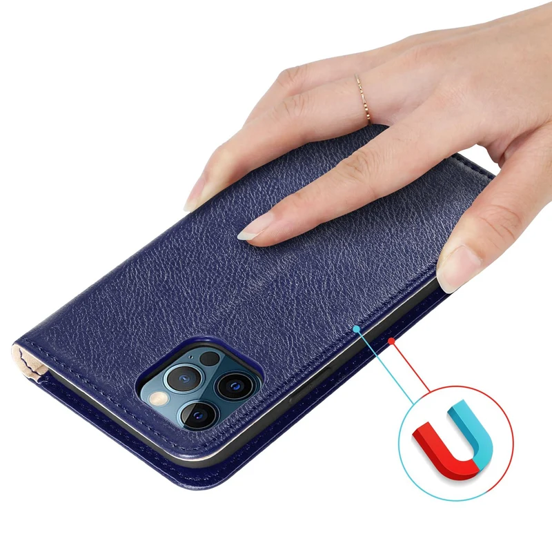 Cadorabo Hülle kompatibel mit Apple iPhone 13 Schutzhülle mit Magnetverschluss, Standfunktion und Kartenfächer