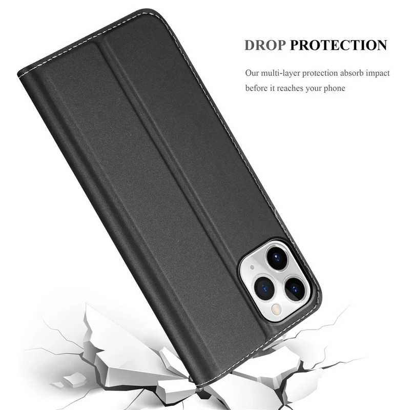 Cadorabo Hülle kompatibel mit Apple iPhone 11 PRO MAX Schutzhülle mit Magnetverschluss, Standfunktion und Kartenfach