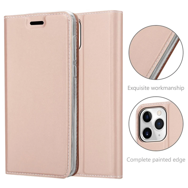 Cadorabo Hülle kompatibel mit Apple iPhone 11 PRO MAX Schutzhülle mit Magnetverschluss, Standfunktion und Kartenfach