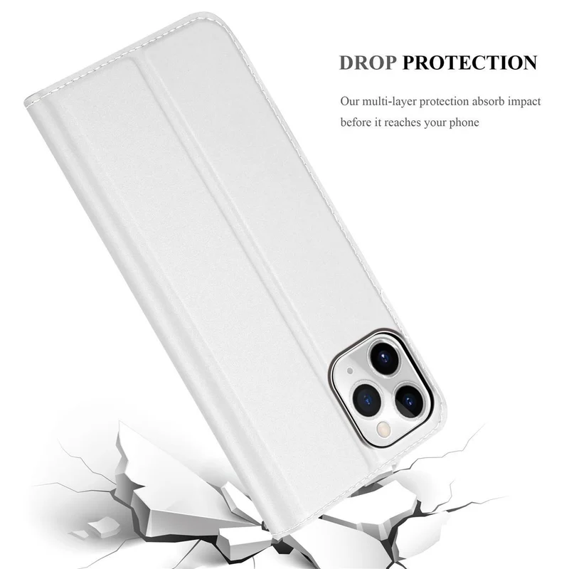 Cadorabo Hülle kompatibel mit Apple iPhone 11 PRO MAX Schutzhülle mit Magnetverschluss, Standfunktion und Kartenfach