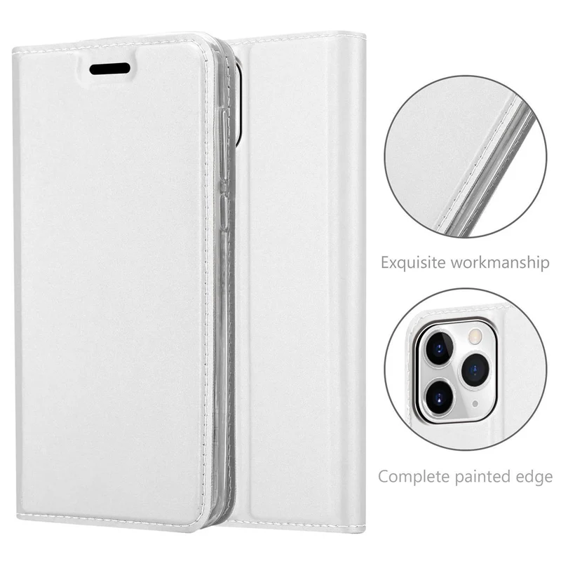 Cadorabo Hülle kompatibel mit Apple iPhone 11 PRO Schutzhülle mit Magnetverschluss, Standfunktion und Kartenfach