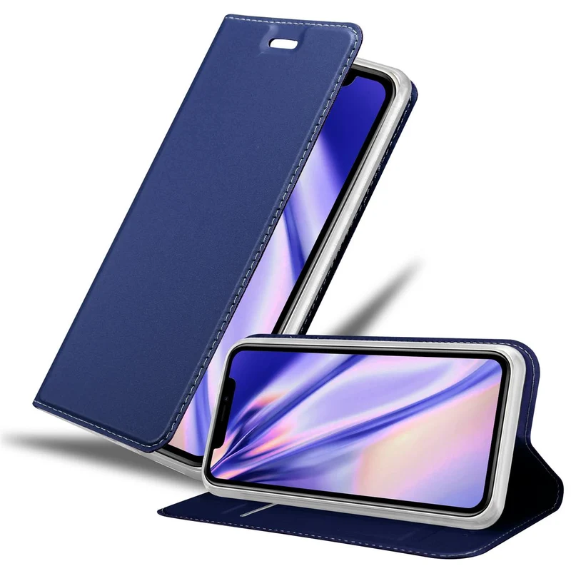 Cadorabo Hülle kompatibel mit Apple iPhone 11 Schutzhülle mit Magnetverschluss, Standfunktion und Kartenfach