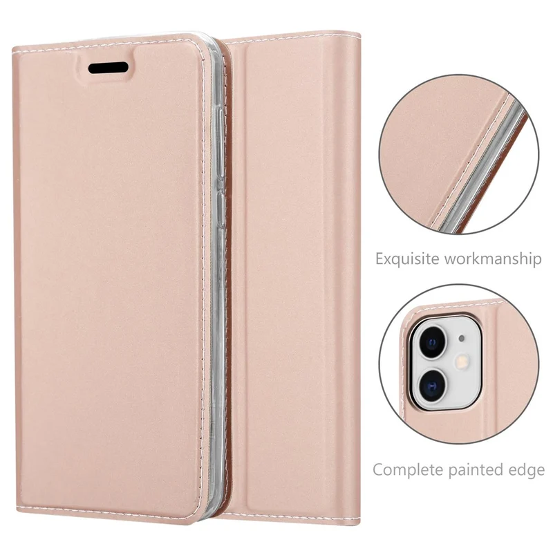 Cadorabo Hülle kompatibel mit Apple iPhone 11 Schutzhülle mit Magnetverschluss, Standfunktion und Kartenfach