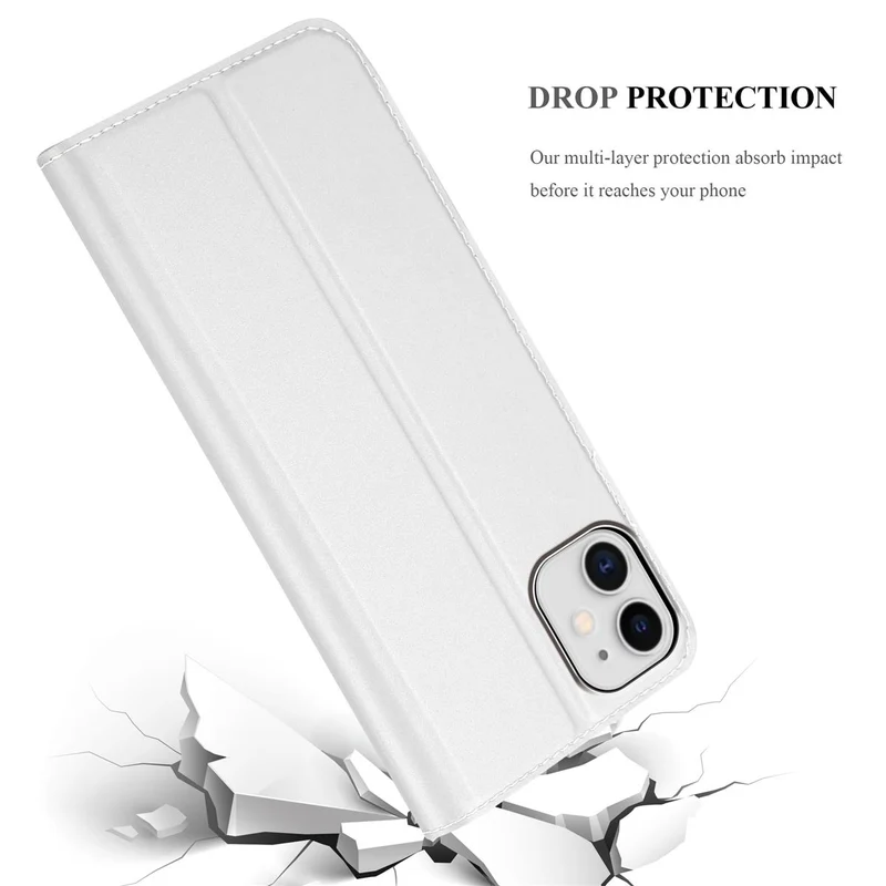Cadorabo Hülle kompatibel mit Apple iPhone 11 Schutzhülle mit Magnetverschluss, Standfunktion und Kartenfach