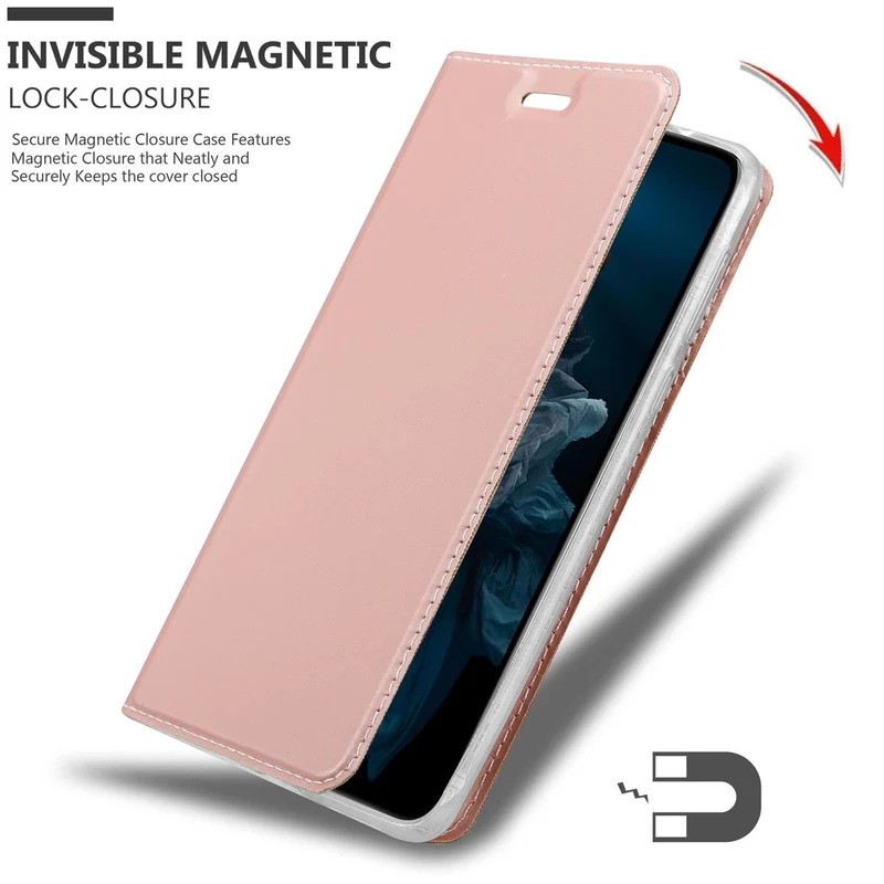 Cadorabo Hülle kompatibel mit Honor 20 PRO Schutzhülle mit Magnetverschluss, Standfunktion und Kartenfach