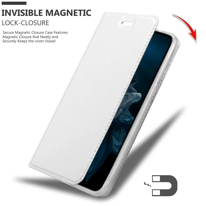 Cadorabo Hülle kompatibel mit Honor 20 PRO Schutzhülle mit Magnetverschluss, Standfunktion und Kartenfach