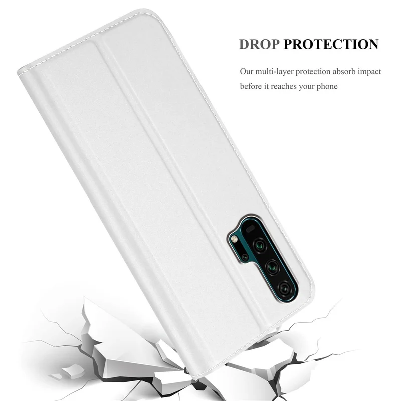 Cadorabo Hülle kompatibel mit Honor 20 PRO Schutzhülle mit Magnetverschluss, Standfunktion und Kartenfach