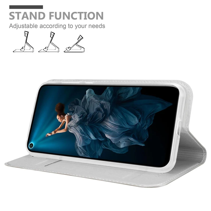 Cadorabo Hülle kompatibel mit Honor 20 PRO Schutzhülle mit Magnetverschluss, Standfunktion und Kartenfach