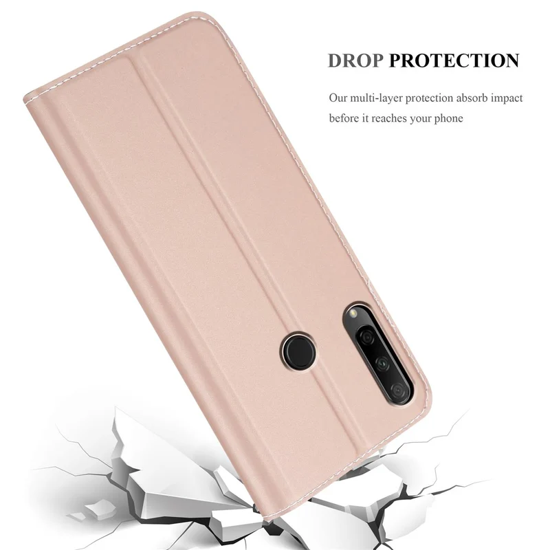 Cadorabo Hülle kompatibel mit Honor 9X Schutzhülle mit Magnetverschluss, Standfunktion und Kartenfach
