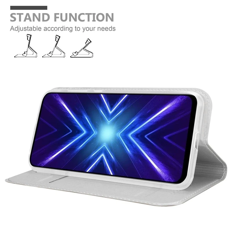 Cadorabo Hülle kompatibel mit Honor 9X Schutzhülle mit Magnetverschluss, Standfunktion und Kartenfach