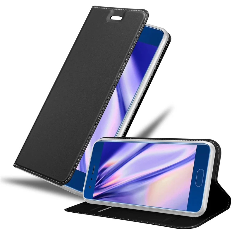 Cadorabo Hülle kompatibel mit Honor 9 Schutzhülle mit Magnetverschluss, Standfunktion und Kartenfach