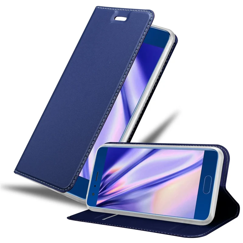Cadorabo Hülle kompatibel mit Honor 9 Schutzhülle mit Magnetverschluss, Standfunktion und Kartenfach