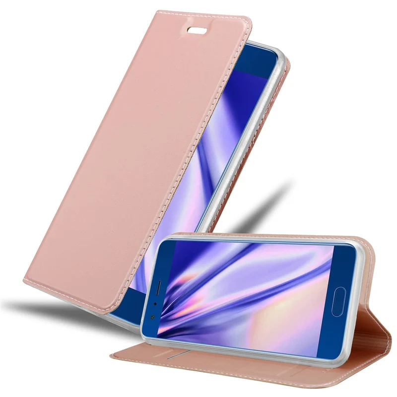 Cadorabo Hülle kompatibel mit Honor 9 Schutzhülle mit Magnetverschluss, Standfunktion und Kartenfach