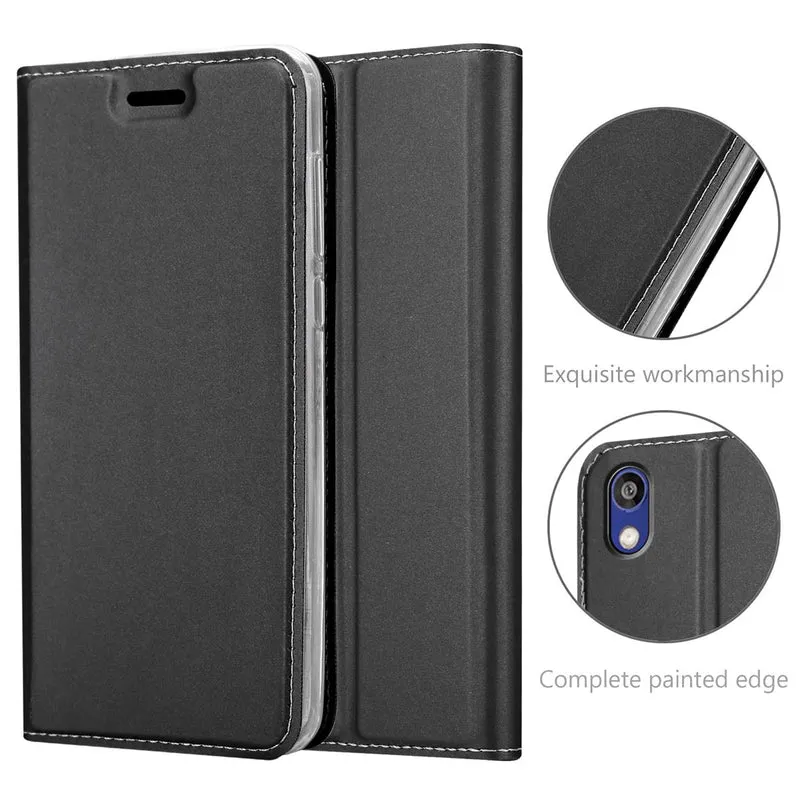 Cadorabo Hülle kompatibel mit Huawei Y5 2019 / Enjoy Play 8 / Honor 8S Schutzhülle mit Magnetverschluss, Standfunktion und Kartenfach